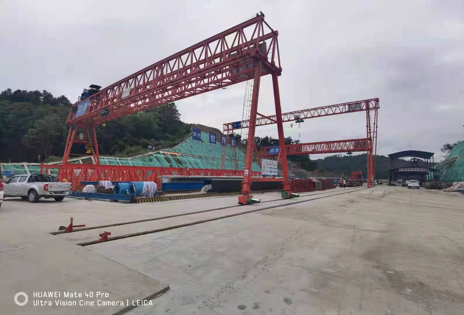 中國能建陜西項目MG95/10t-33m-10m、MH10t-38m-15m龍門吊